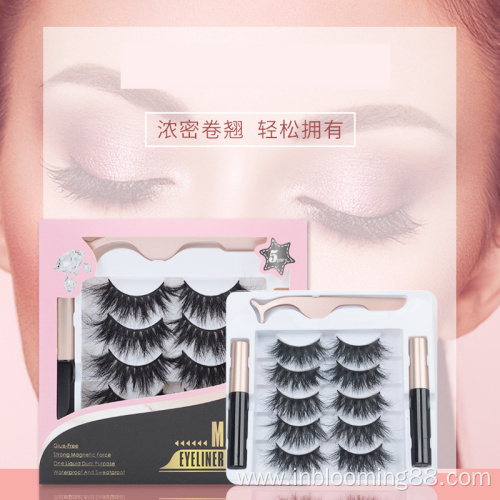 Wholesale Full Strip Lashes Magnetic Fake Fluffy Eyelashes